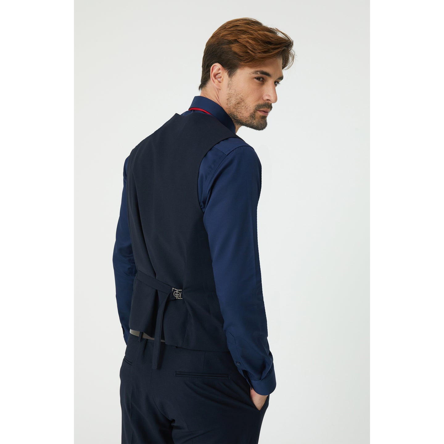 Navy Three-Piece Suit